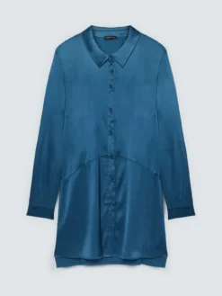 Camicia in raso stretch
