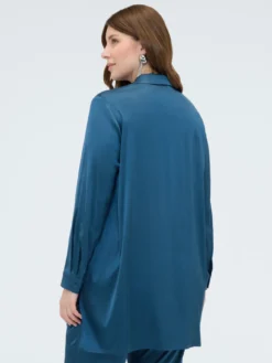 Camicia in raso stretch