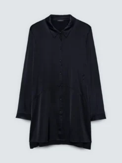 Camicia in raso stretch