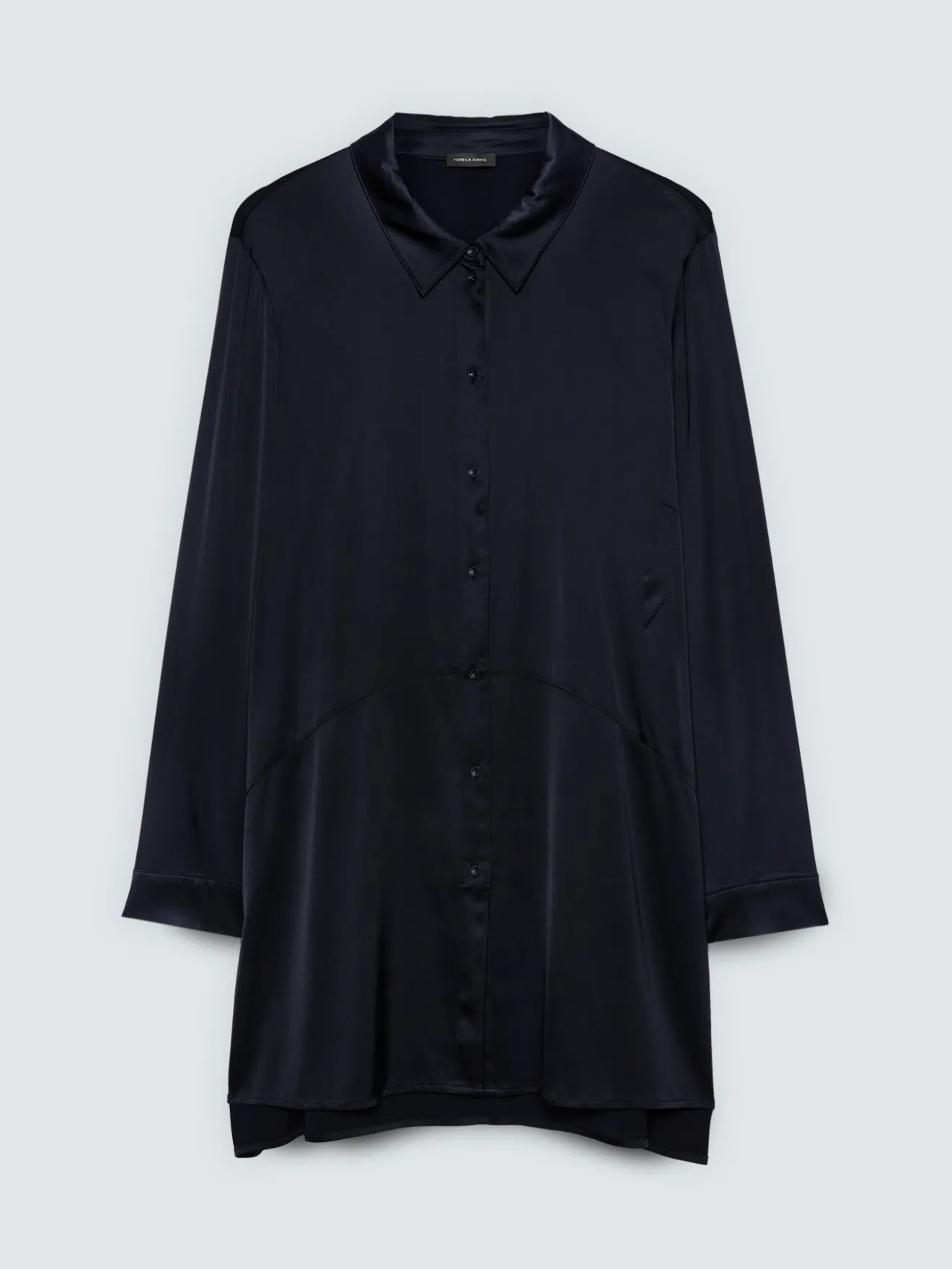 Camicia in raso stretch