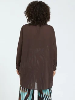 Camicia lunga in cotone