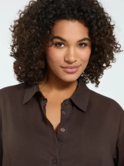 Camicia lunga in cotone