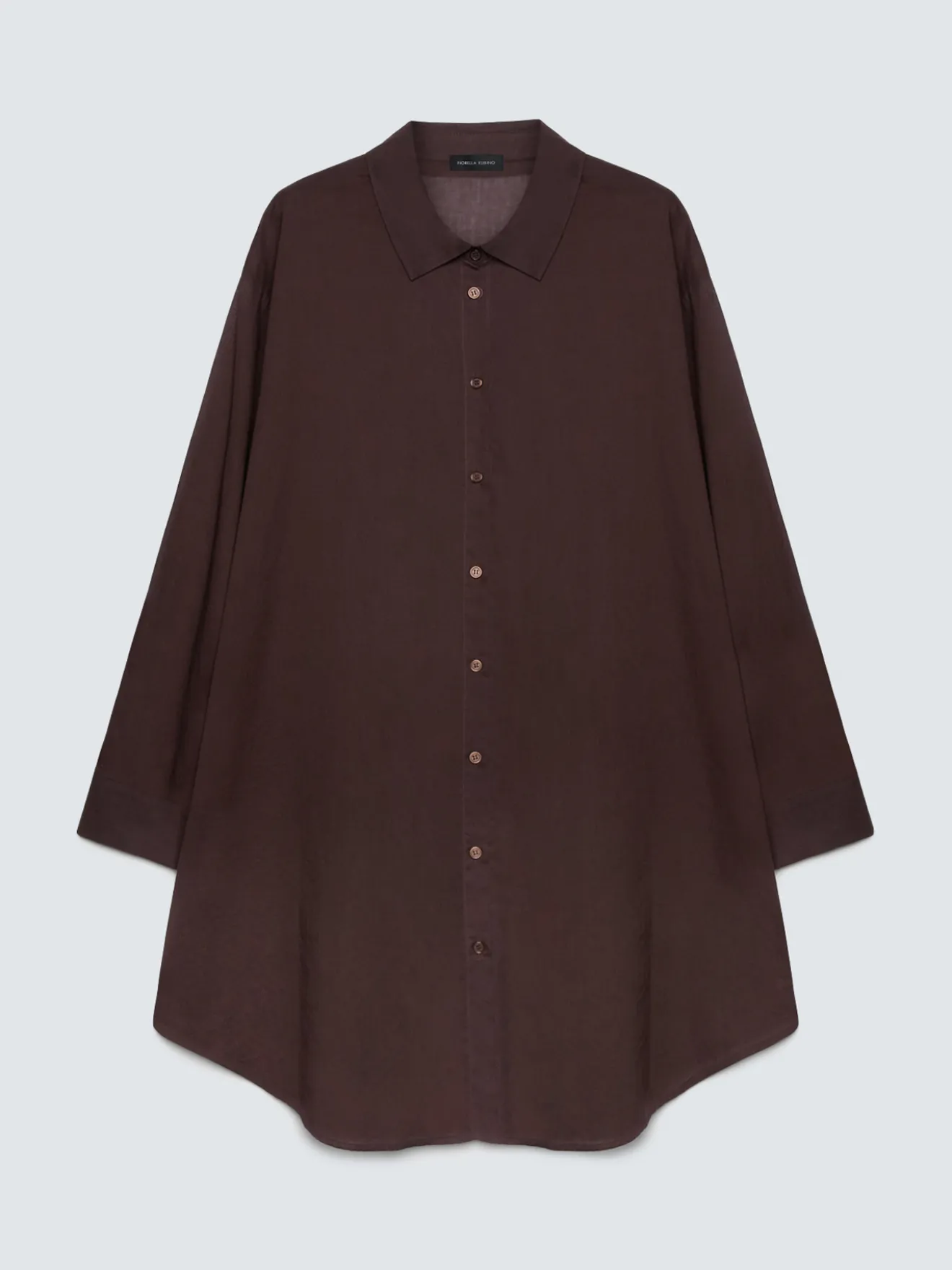 Camicia lunga in cotone