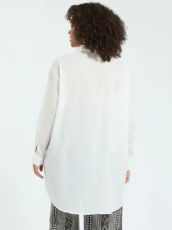 Camicia lunga in cotone