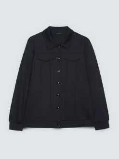 Camicia shacket in felpa
