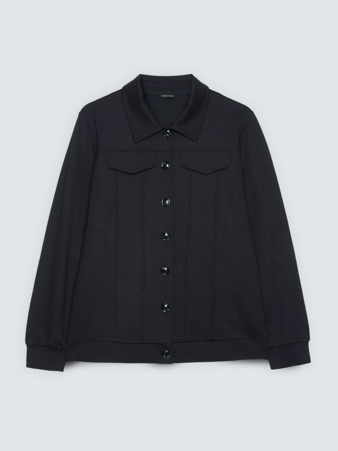 Camicia shacket in felpa