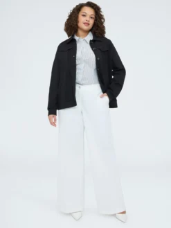 Camicia shacket in felpa