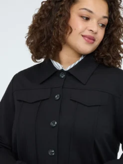 Camicia shacket in felpa