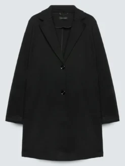 Cappotto in scuba con davantino rimovibile
