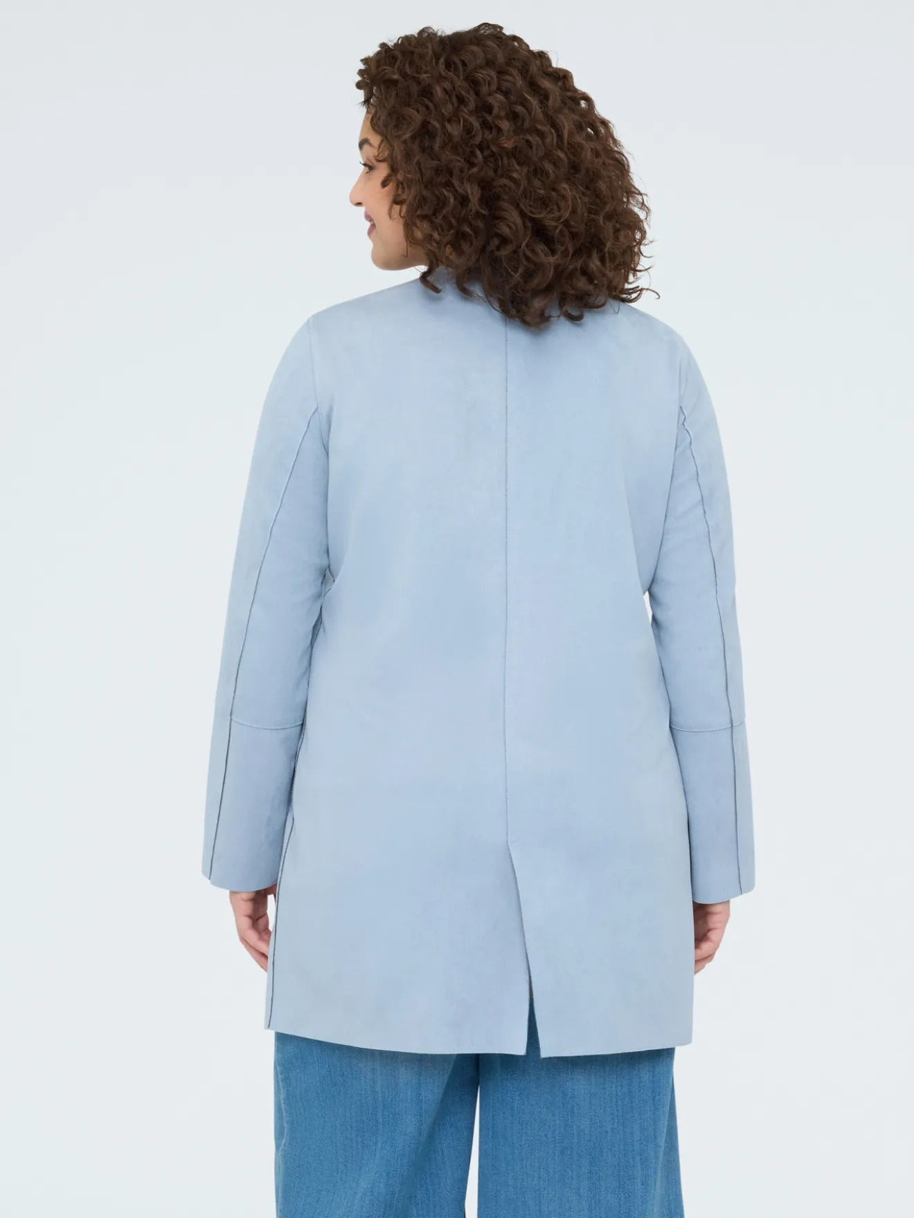 Cappotto soft touch con bottoni