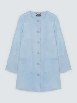 Cappotto soft touch con bottoni