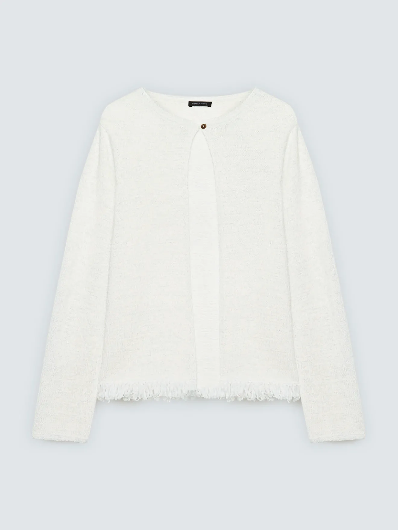 Cardigan con frange