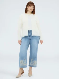 Cardigan con frange
