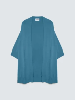 Cardigan lungo in maglia fine misto viscosa