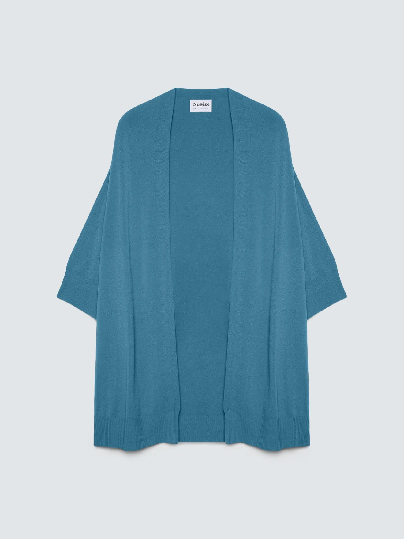 Cardigan lungo in maglia fine misto viscosa