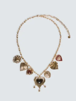 Collana con ciondoli a cuore
