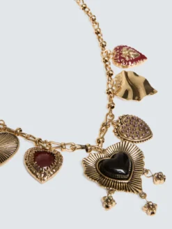 Collana con ciondoli a cuore