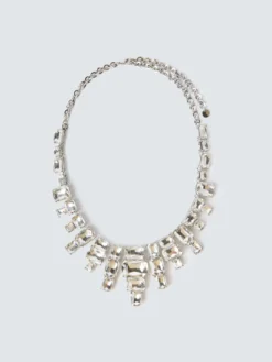 Collana con cristalli a cascata
