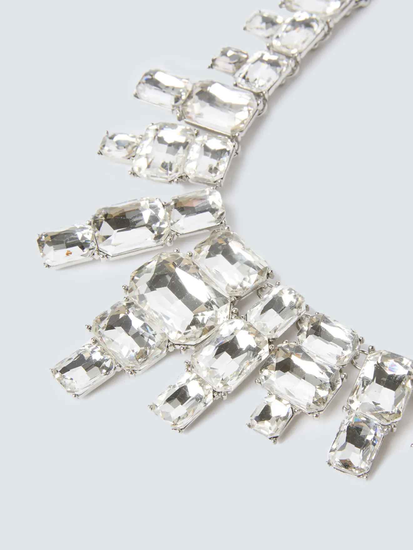Collana con cristalli a cascata