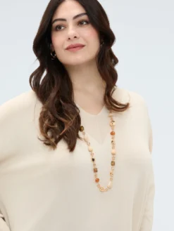 Collana con pietre e crystal