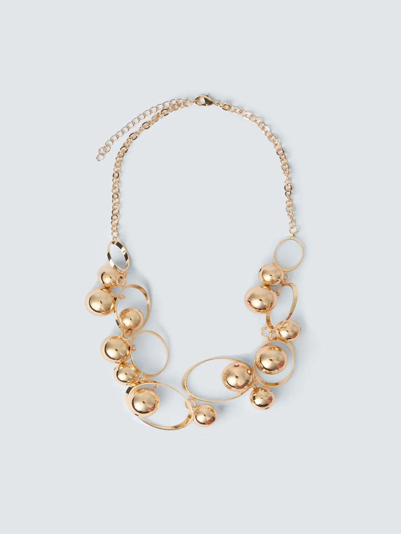 Collana con sfere e anelli