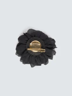 Collana con spilla fiore in tulle
