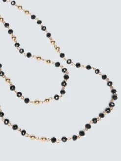 Collana con spilla fiore in tulle