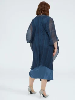 Coprispalle in plissé lurex