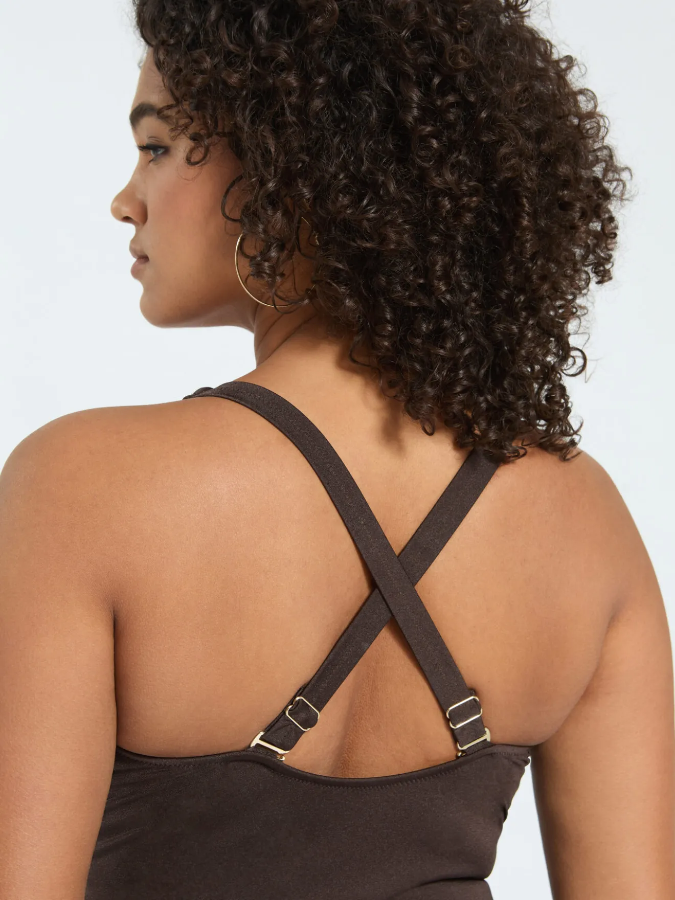 Costume intero con arricciatura sul fianco
