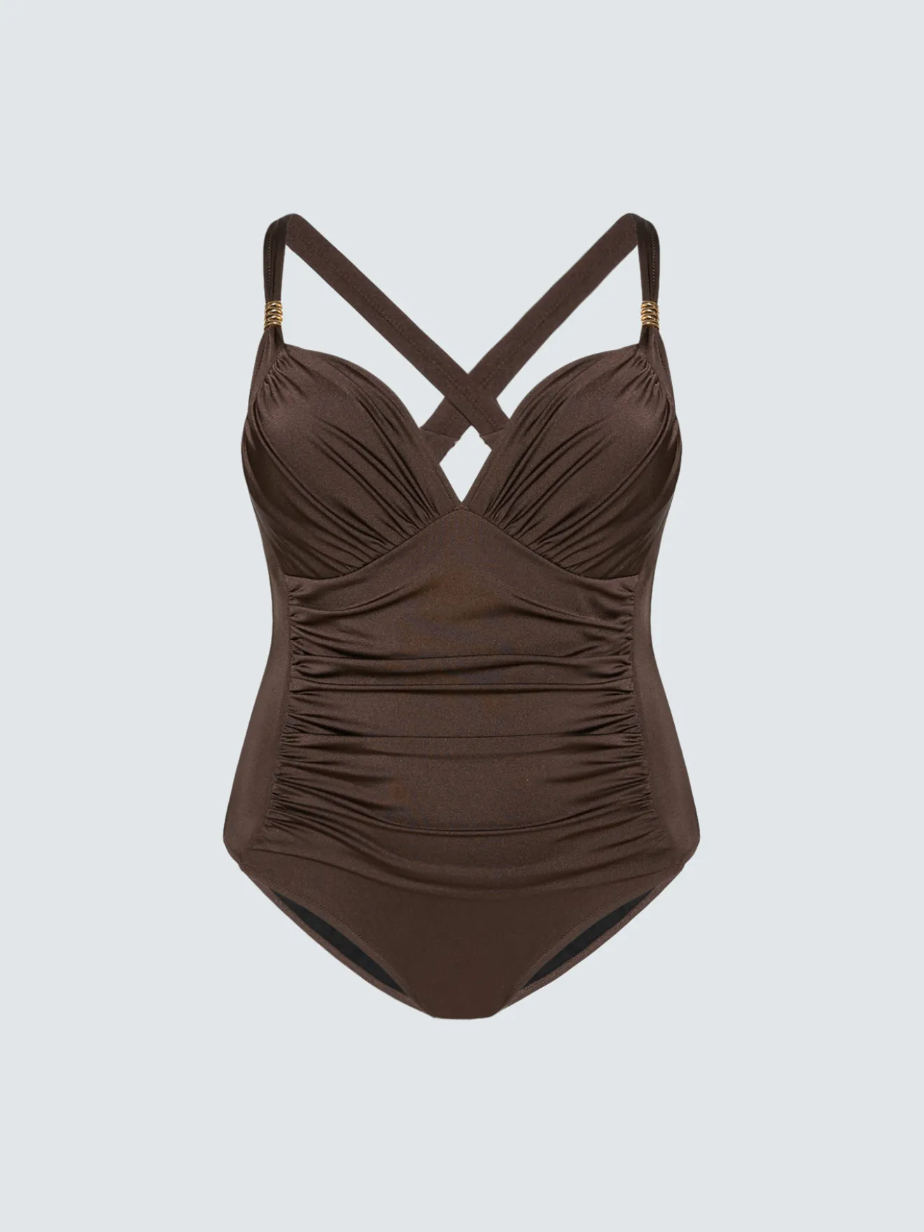 Costume intero con arricciatura sul fianco