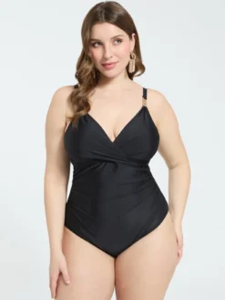 Costume intero con scollo incrociato