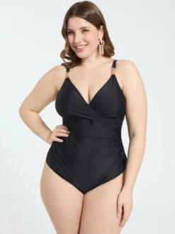 Costume intero con scollo incrociato