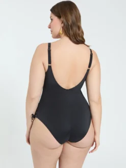 Costume intero con vele e laccetti sul fianco