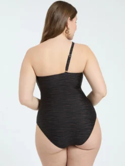 Costume intero monospalla con cut-out