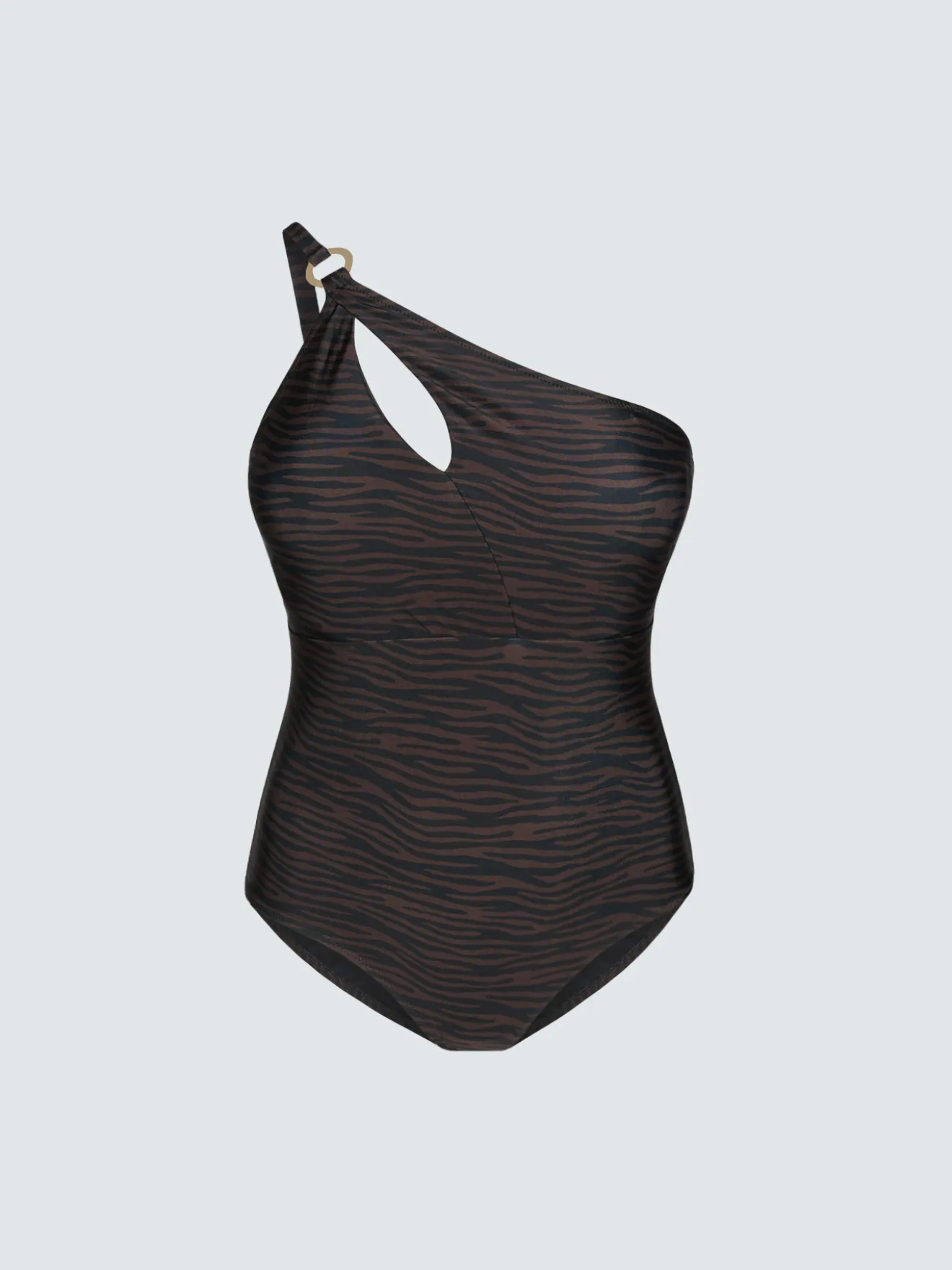Costume intero monospalla con cut-out