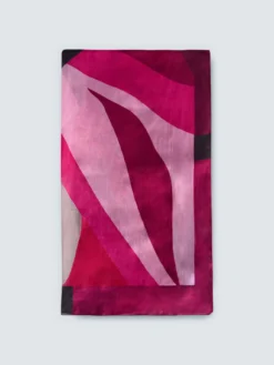 Foulard lungo con stampa colorata