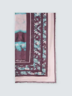 Foulard lungo in misto viscosa con stampa