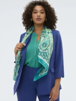 Foulard stampato in seta