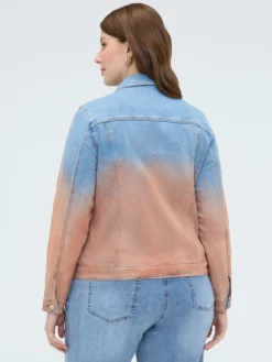 Giacca in denim dégradé