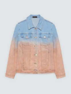 Giacca in denim dégradé