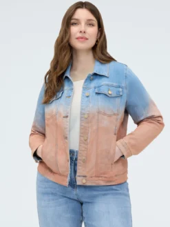 Giacca in denim dégradé