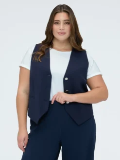 Gilet in tessuto stretch