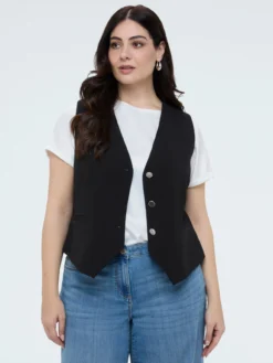 Gilet in tessuto stretch