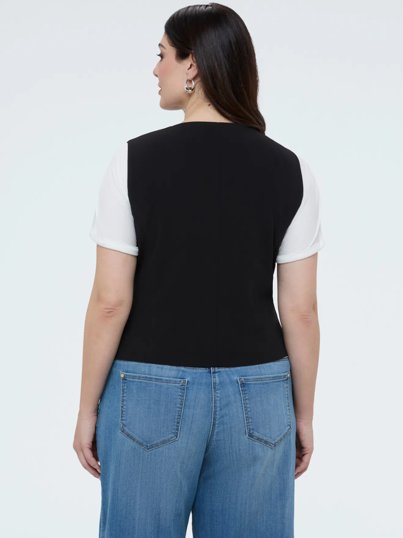 Gilet in tessuto stretch