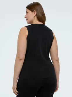 Gilet lungo in maglia