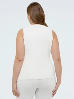 Gilet lungo in maglia