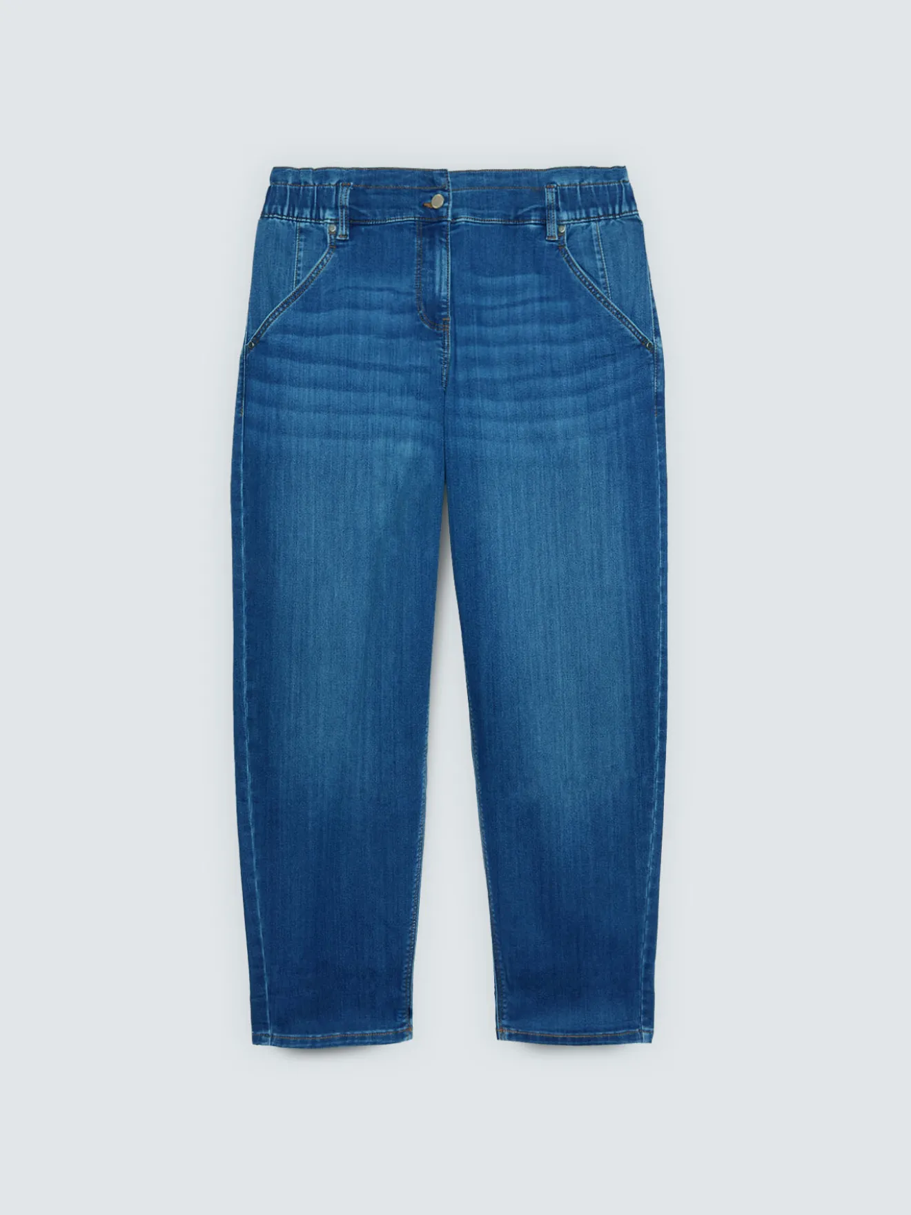Jeans Balloon lavaggio blu effetto washed