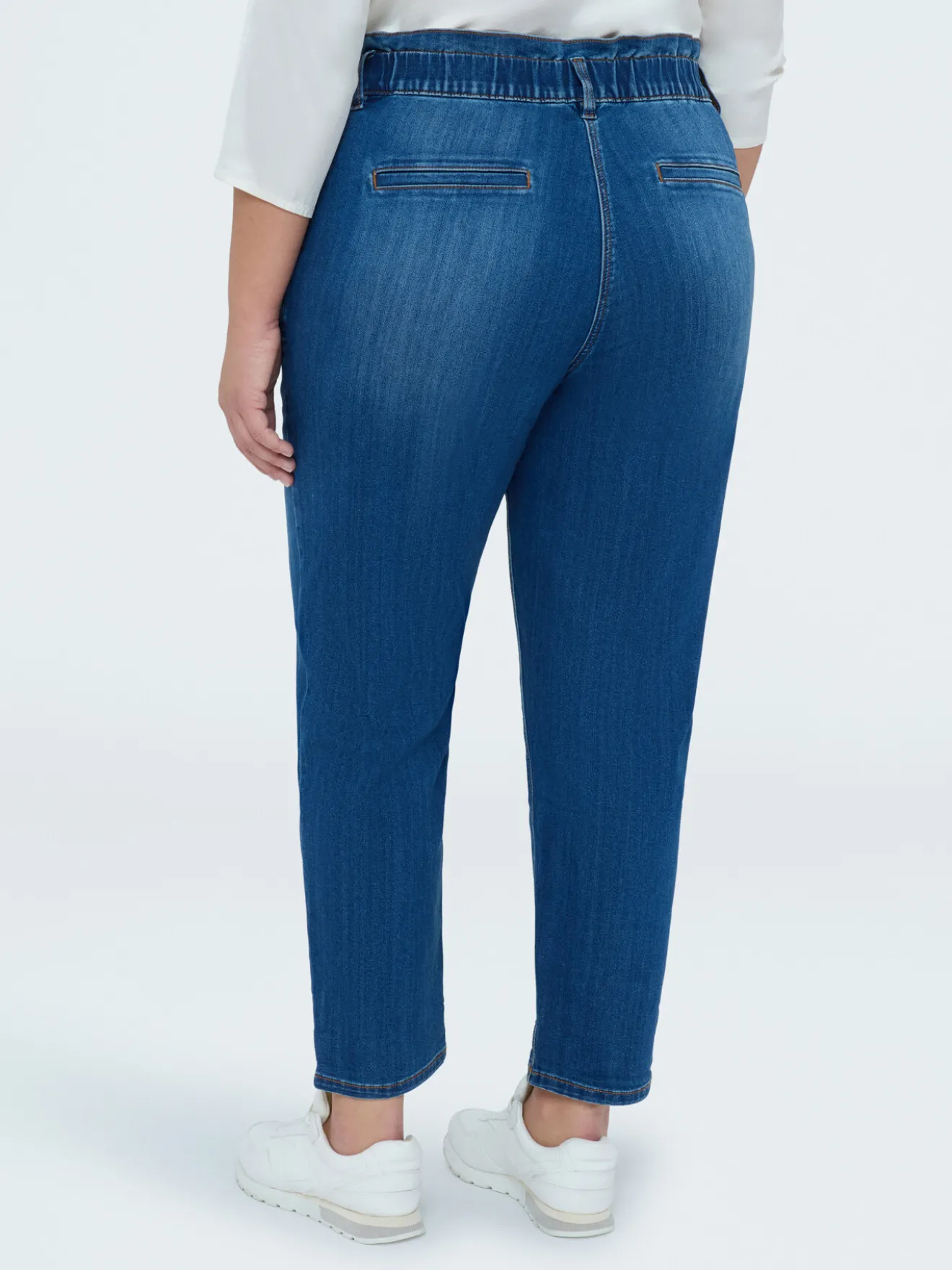 Jeans Balloon lavaggio blu effetto washed