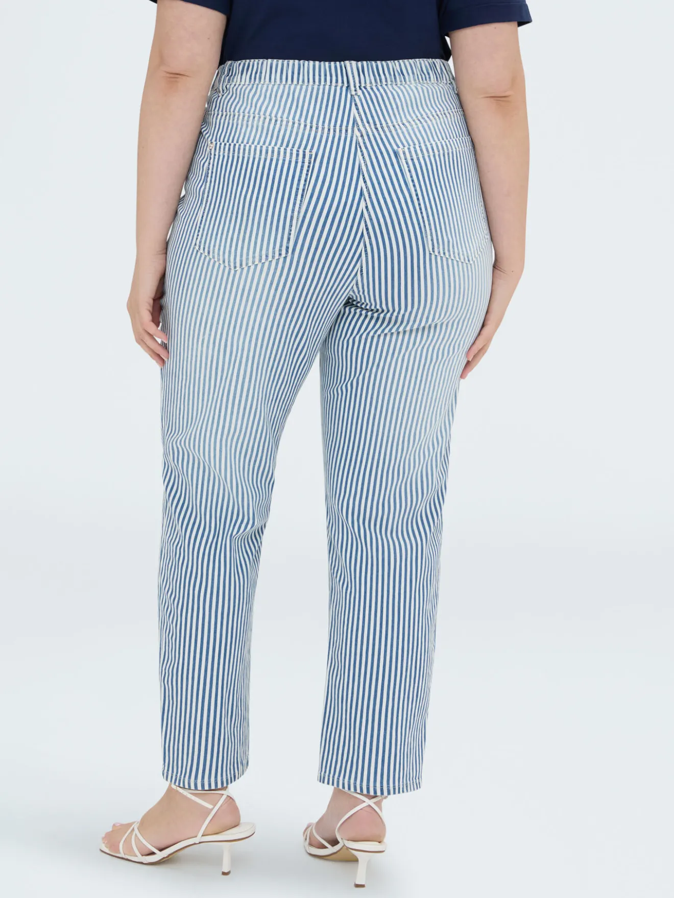 Jeans Barrel a righe