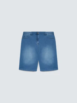 Jeans bermuda effetto washed